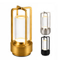 IWASHI Rechargeable Table Lamp, Cordless LED Lighting with 3-Color Stepless Dimming