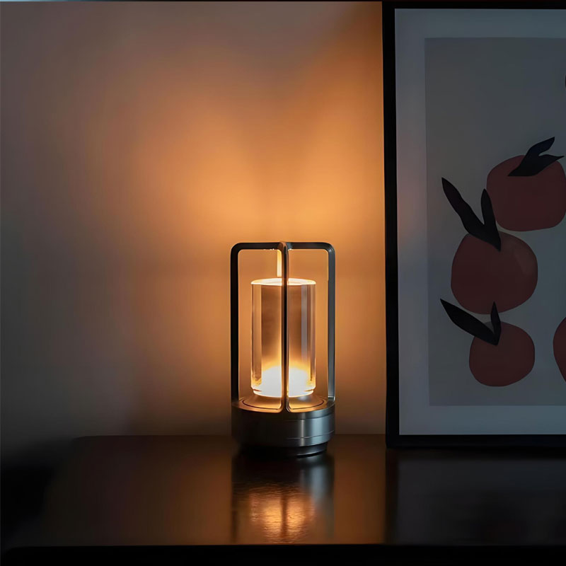 IWASHI Rechargeable Table Lamp, Cordless LED Lighting with 3-Color Stepless Dimming