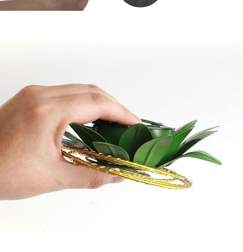 IWASHI 2 Pack Solar Hanging Lanterns, 60 LED Pineapple Lights for Outdoor Garden & Patio Lighting