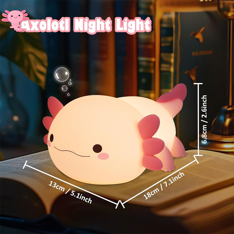 IWASHI Rechargeable Dimmable Bedside Lamp with Touch Control for Kids Lighting