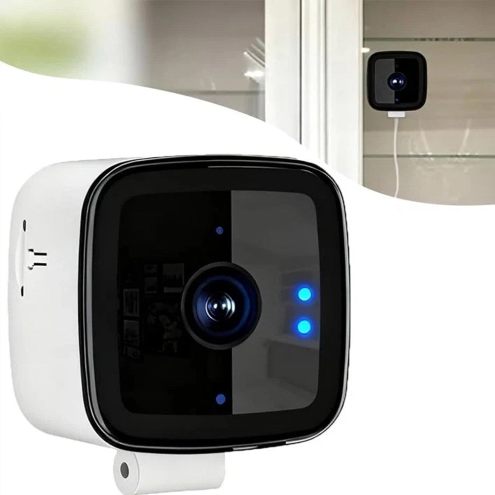 Window Camera – 2.4GHz WiFi Home Security Camera with 1080p HD Night Vision Motion Detection Alert Two-Way Audio Pet Monitor  Indoor/Outdoor Window Mount White