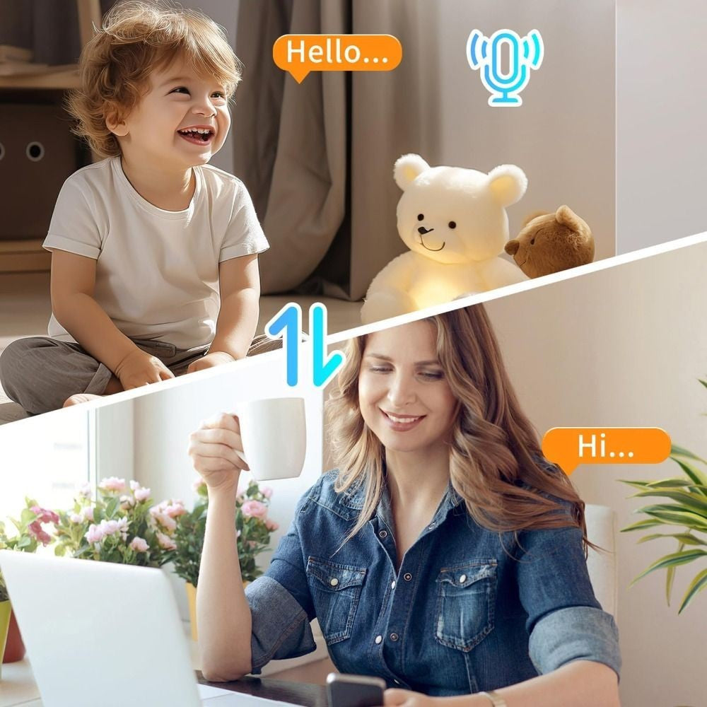 Window Camera – 2.4GHz WiFi Home Security Camera with 1080p HD Night Vision Motion Detection Alert Two-Way Audio Pet Monitor  Indoor/Outdoor Window Mount White
