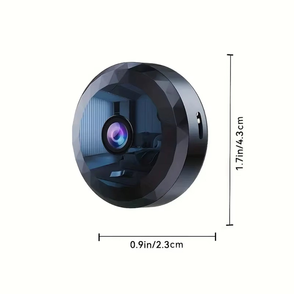 IWASHI 4K Mini WiFi Camera 1080P HD Wireless Security Camera with Night Vision, Gyro Stabilization & 8GB Memory