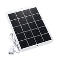 IWASHI Panel Solar USB de 3W, Cargador Portátil de 5V para Camping y Senderismo