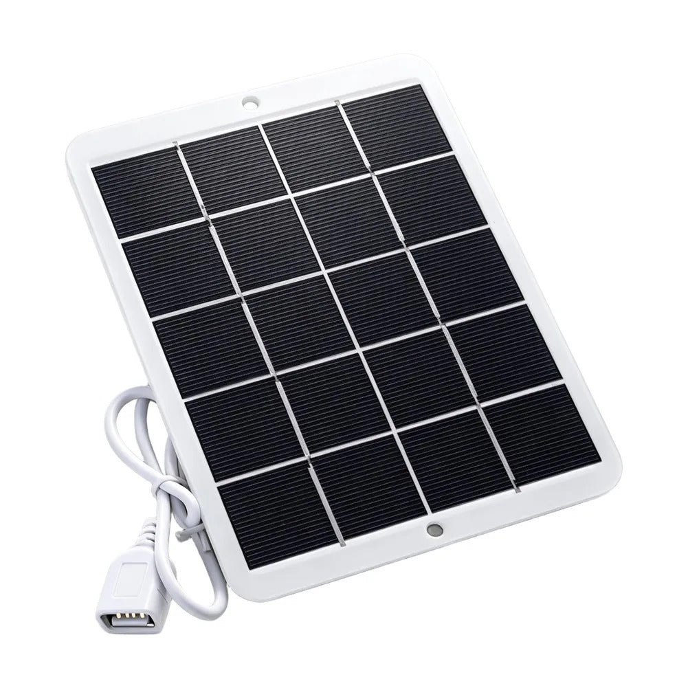 IWASHI 3W USB Solar Panel 5V Portable Charger for Camping & Hiking