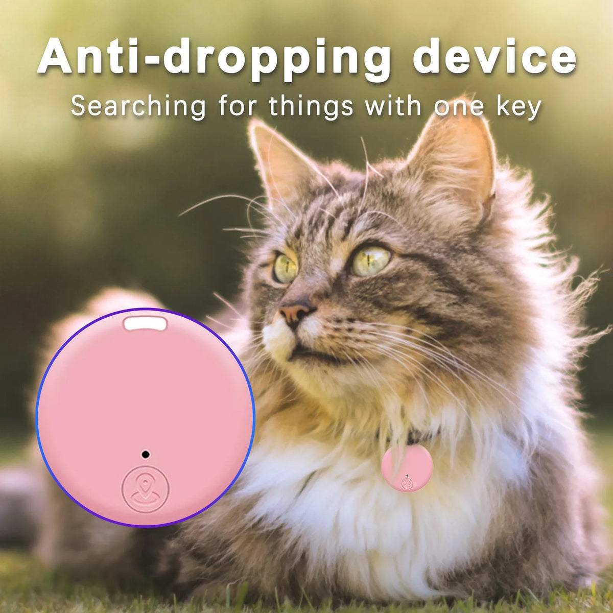 IWASHI Mini Bluetooth Tracker Anti-Lost Smart Tag for Keys, Wallets, Bags, Pets & More