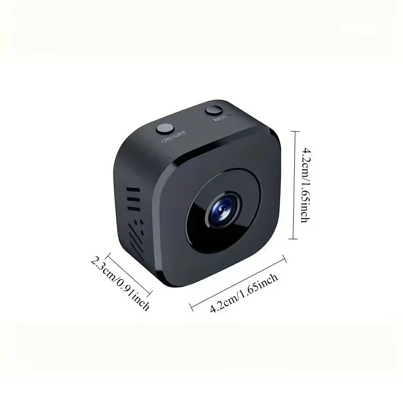 IWASHI Mini 4K WiFi Security Camera with Night Vision & Two-Way Audio