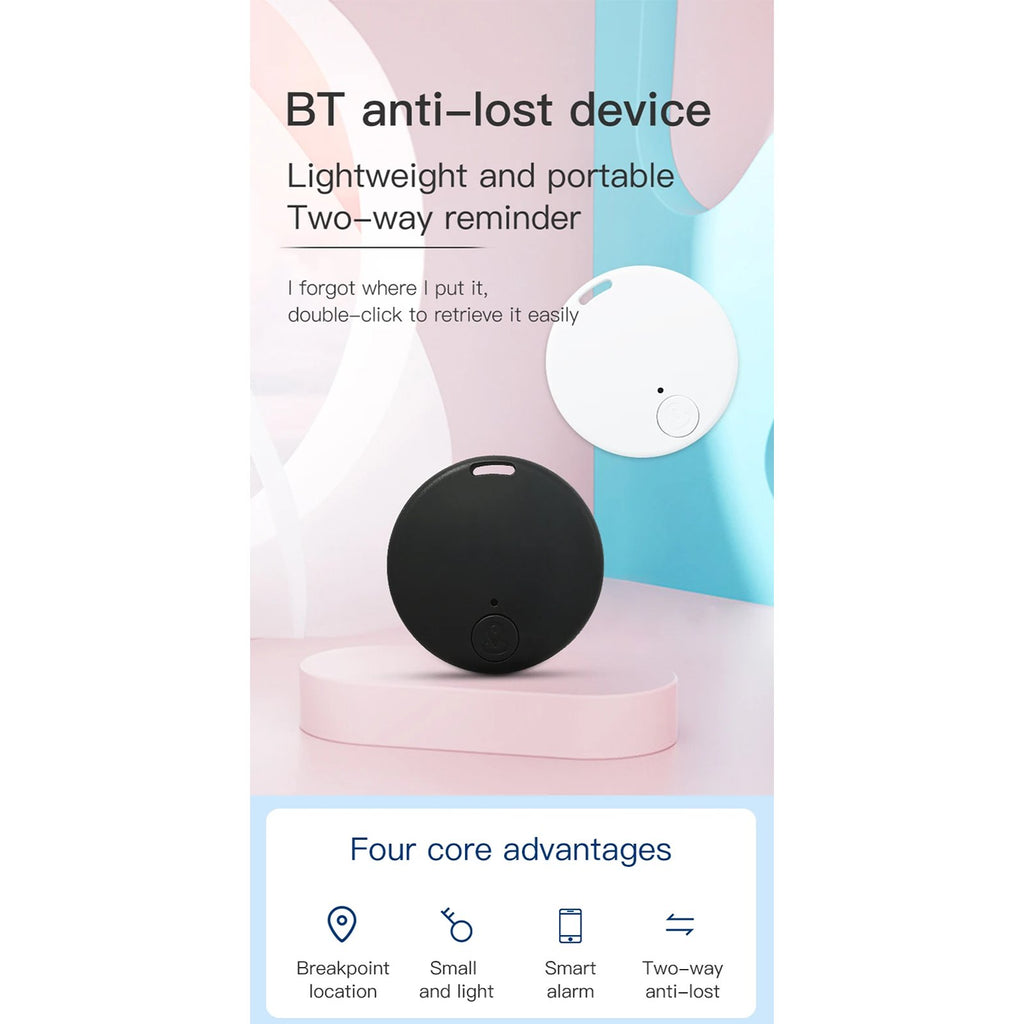 IWASHI Mini Bluetooth Tracker Anti-Lost Smart Tag for Keys, Wallets, Bags, Pets & More