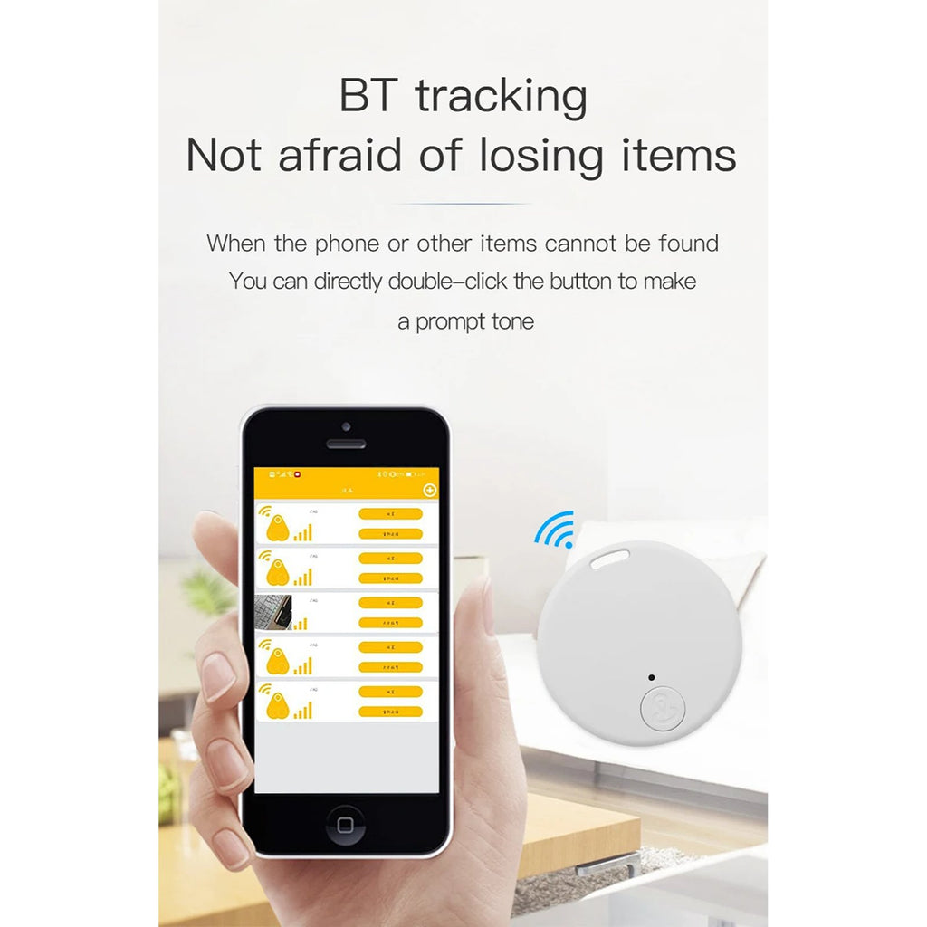 IWASHI Mini Bluetooth Tracker Anti-Lost Smart Tag for Keys, Wallets, Bags, Pets & More
