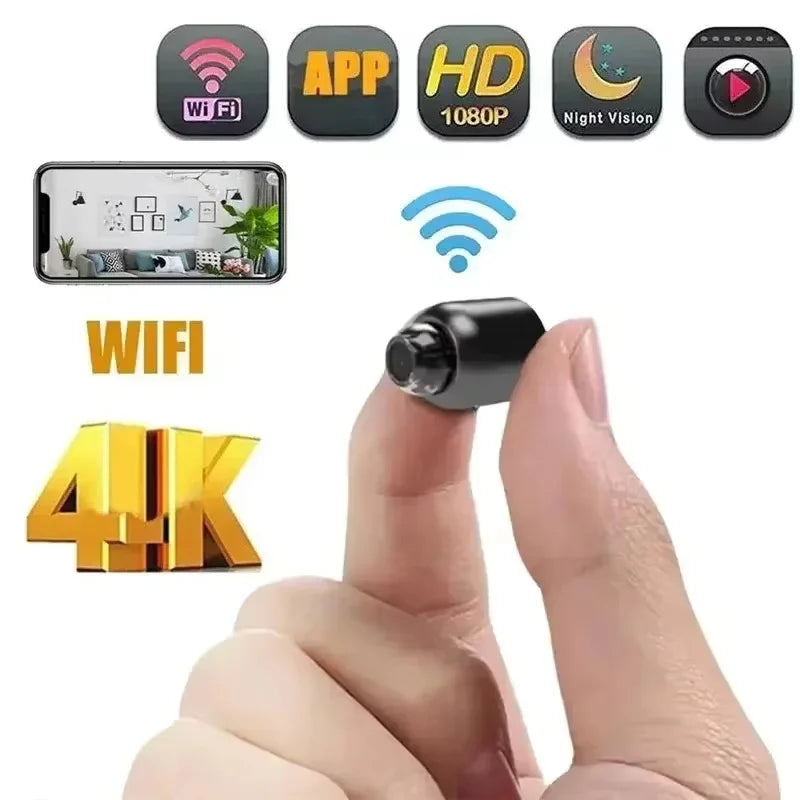IWASHI Mini Camera 1080P HD Portable Wireless Security Camera with Night Vision & Motion Detection
