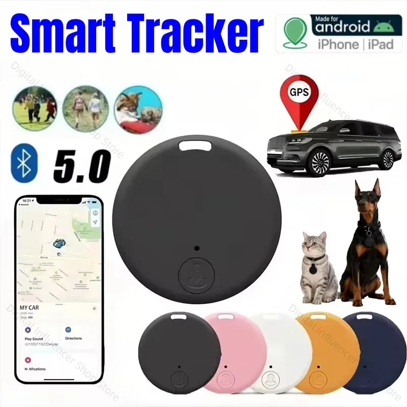 IWASHI Mini Bluetooth Tracker Anti-Lost Smart Tag for Keys, Wallets, Bags, Pets & More