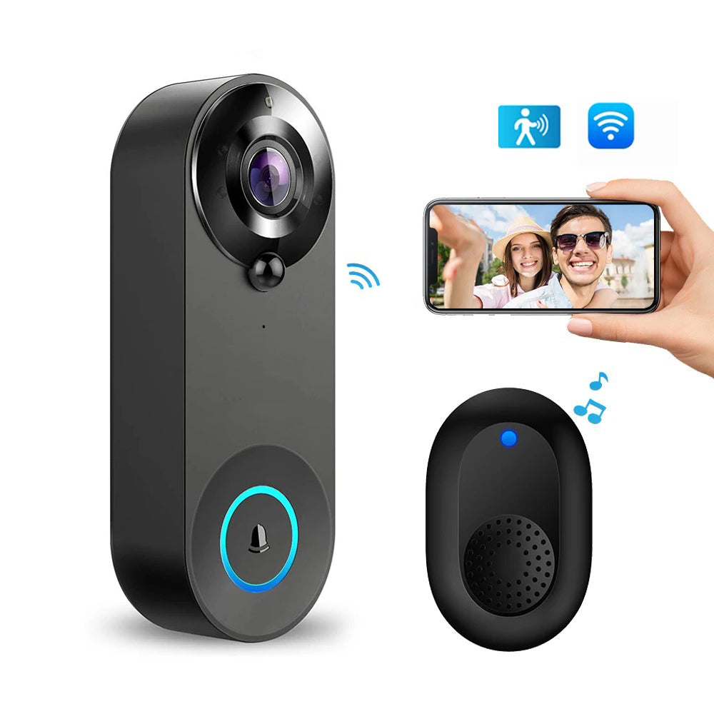 IWASHI 1080P WiFi Video Doorbell Camera, PIR Motion Detection, Two-Way Audio