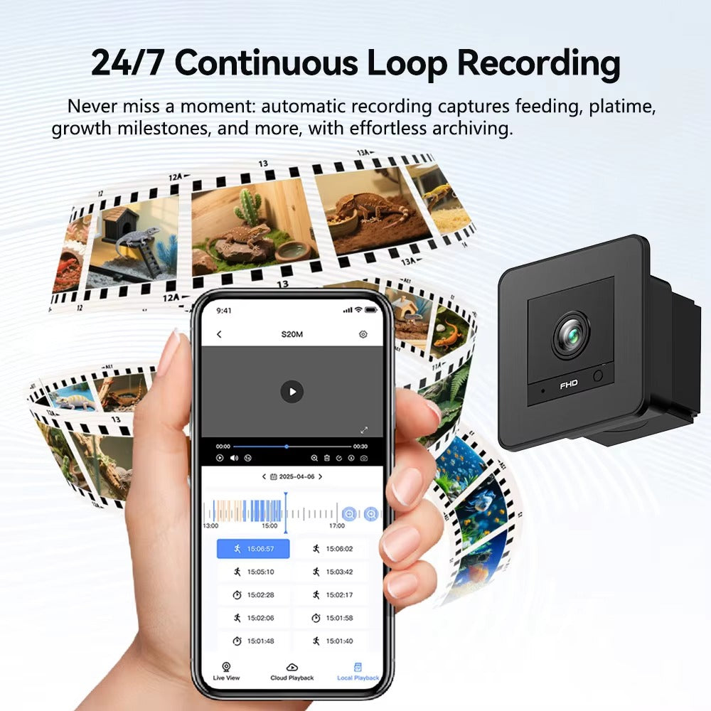 IWASHI 1080P WiFi Camera with Two-Way Audio, Motion Detection & Night Vision