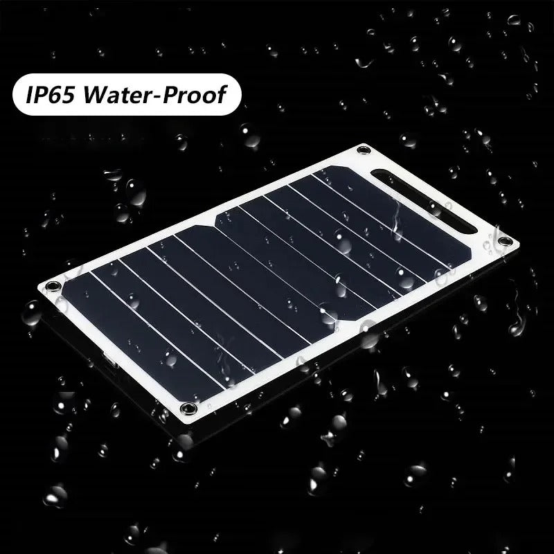 IWASHI Panel Solar Portátil de 30W con USB, Cargador Impermeable para Camping