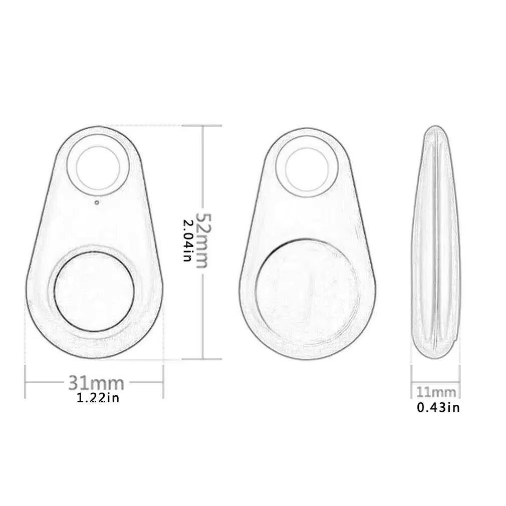 IWASHI Mini Bluetooth Tracker Anti-Lost Bluetooth 5.0 Tracker for Kids, Elderly, Pets, Keys & Bags – Mini Smart Locator