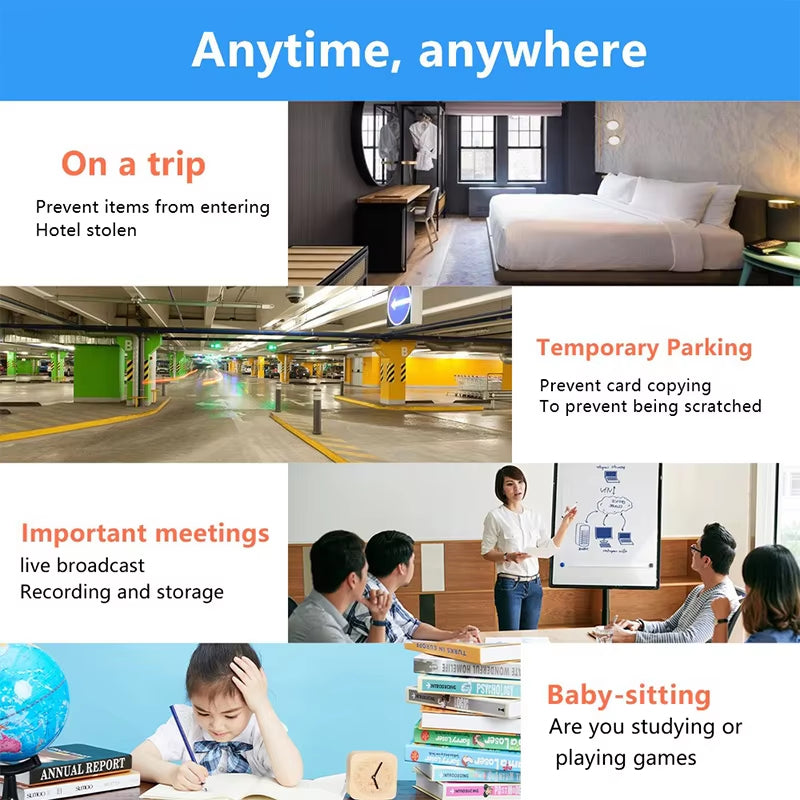IWASHI Mini Camera 1080P HD Portable Wireless Security Camera with Night Vision & Motion Detection