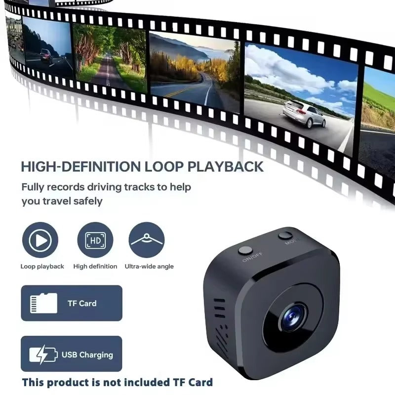IWASHI Mini 4K WiFi Security Camera with Night Vision & Two-Way Audio