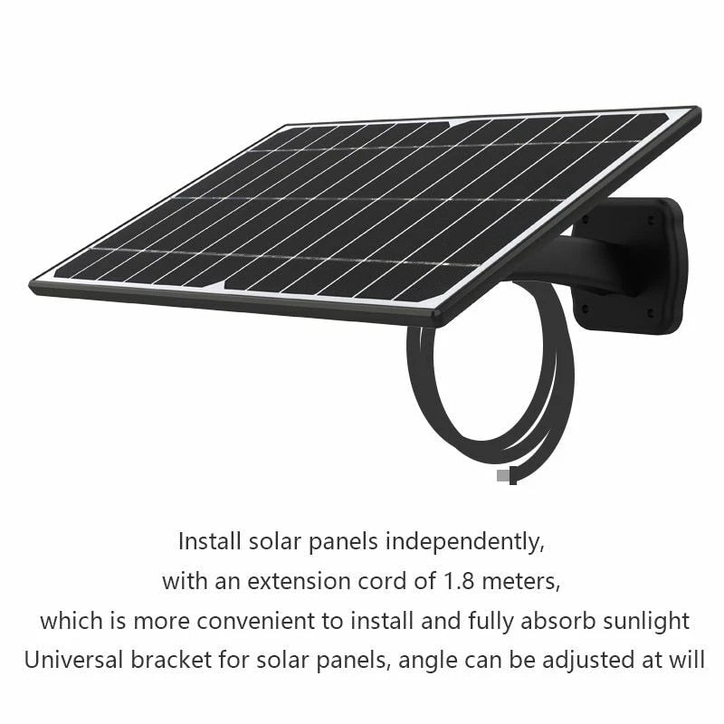 IWASHI 4G Solar Security Camera, 1080P Full HD Color Night Vision, 8W Solar Panel & 180-Day Standby, Pan-Tilt 355° & 90°, IP66 Waterproof, 2-Way Audio, PIR Motion Detection, No WiFi Needed