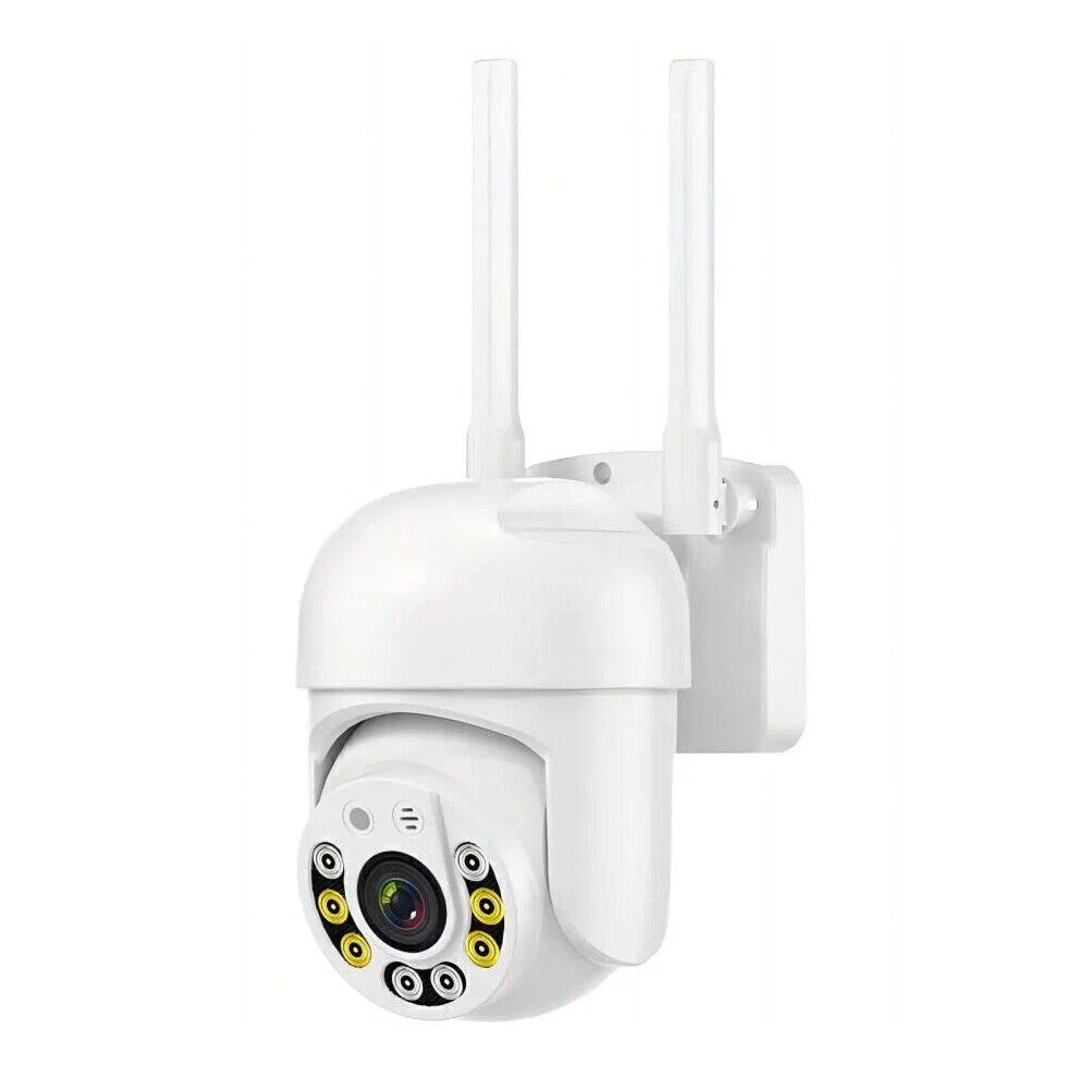 IWASHI 1080P WiFi IP Camera Outdoor – PTZ Wireless Security Camera with AI Motion Tracking, Two-Way Audio, Color Night Vision, IP66 Weatherproof, Cloud & TF Card Storage, Works with Alexa