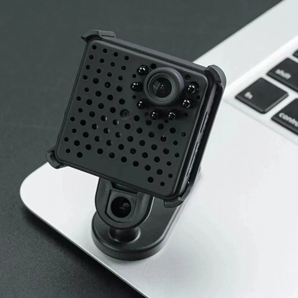 IWASHI Mini 1080P WiFi Security Camera, Smart Portable Indoor Cam with Night Vision, Motion Detection, 1100mAh Battery, TF Card Recording, Multi-User Live View, Compatible with Android & iOS