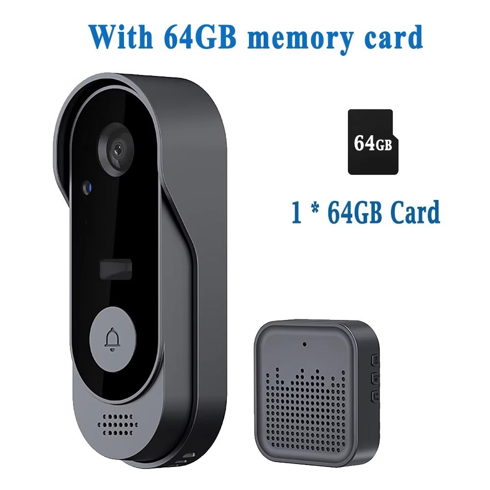 IWASHI Video Doorbell Camera Wireless 2-Way Talk Night Vision Tuya App No Monthly Fee
