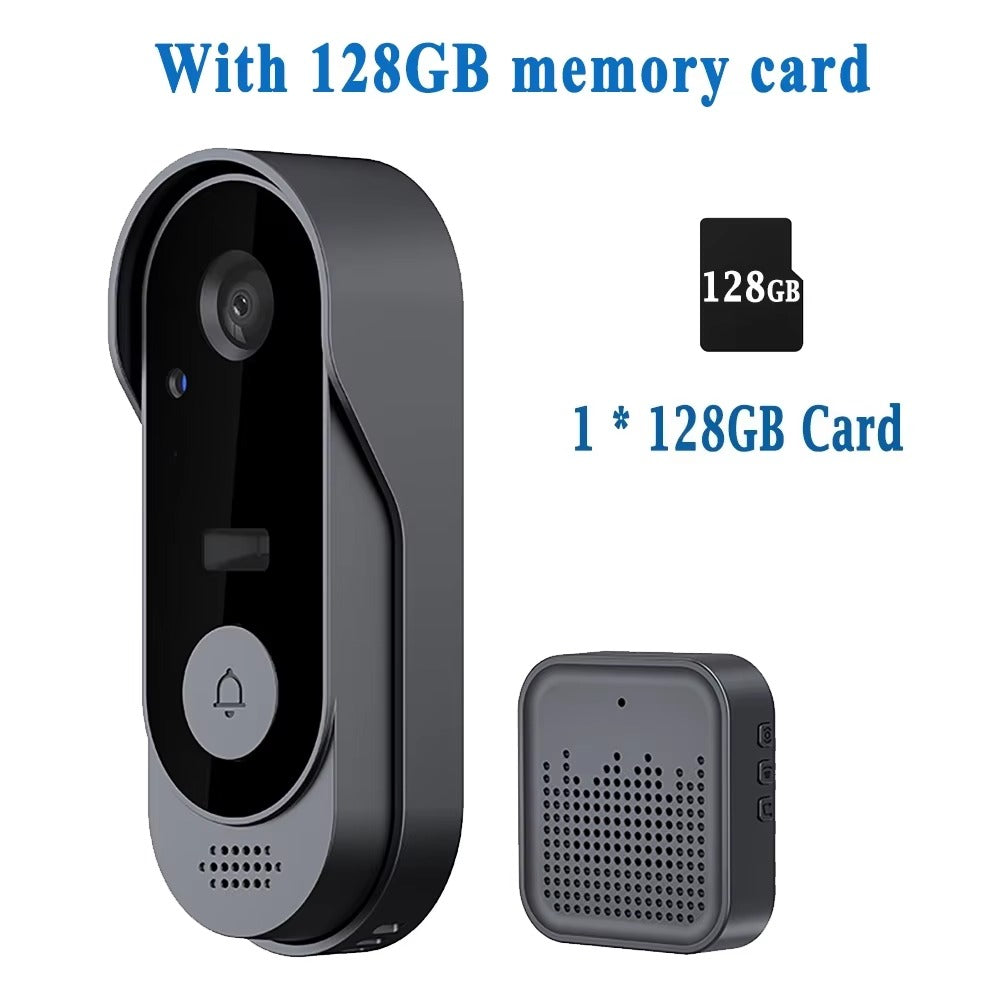 IWASHI Video Doorbell Camera Wireless 2-Way Talk Night Vision Tuya App No Monthly Fee