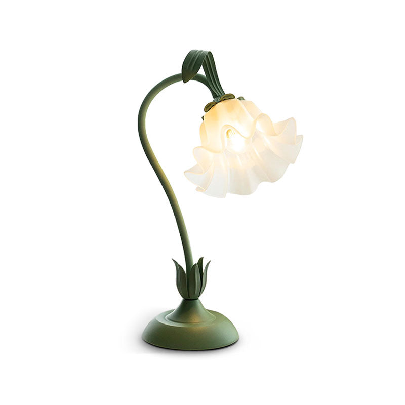 IWASHI Flower Table Lamp, LED Bedside Reading Light for Bedroom & Home Decor
