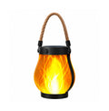IWASHI Solar Flame Lantern Outdoor Lighting, Hanging, IP65, USB-C, 2 Modes